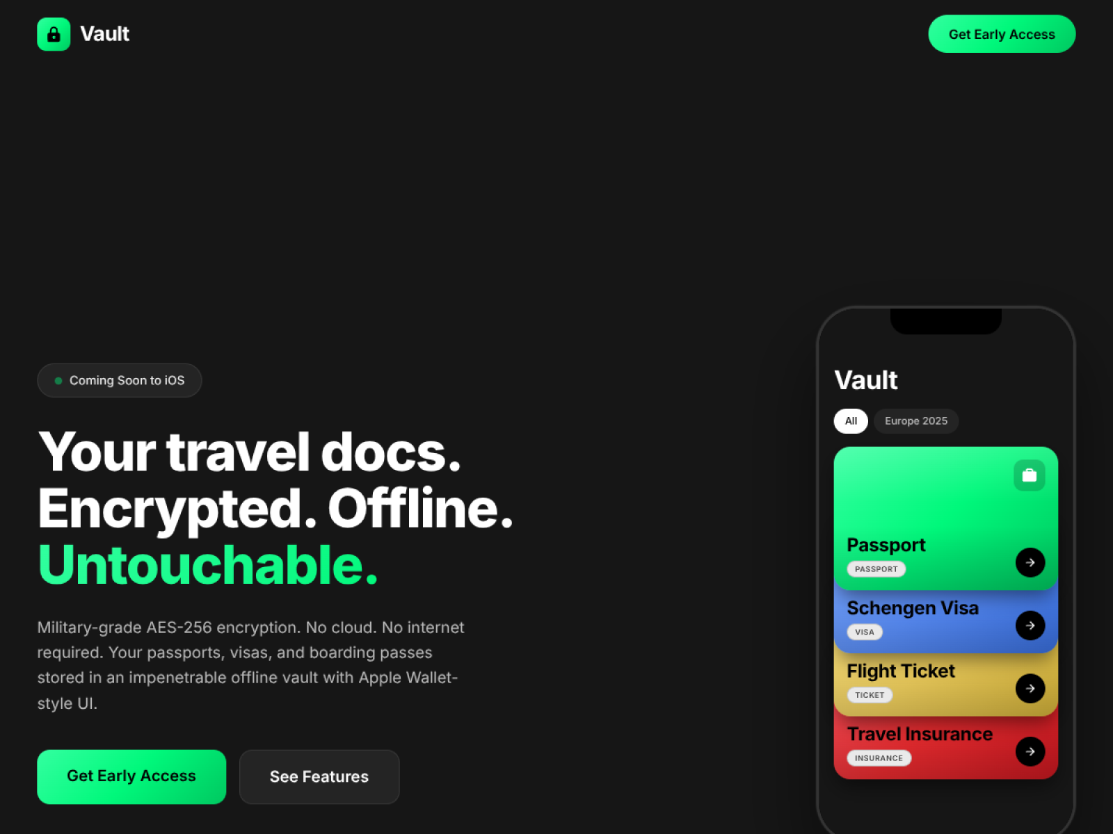 Document Vault — screenshot