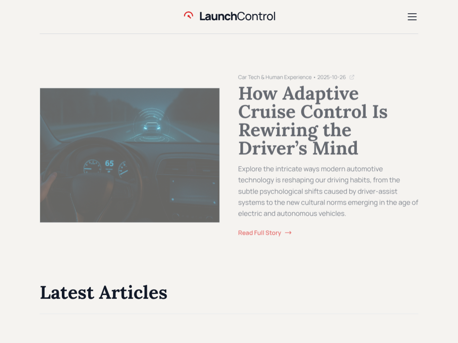 Launch Control — screenshot